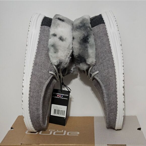 Hey Dude, Womens Booties. Med Gray And Charcoal. Size 9/NIB - Picture 5 of 8